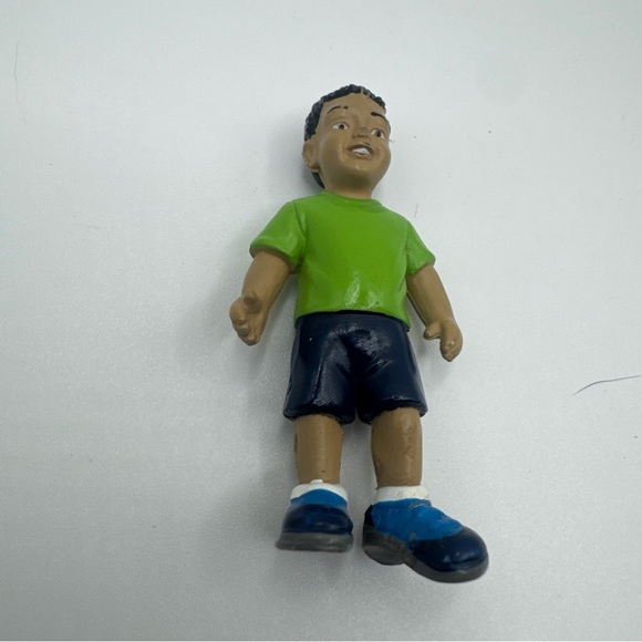 Kids Toy Figure with Green Shirt and Blue Shoes - Picture 4 of 4